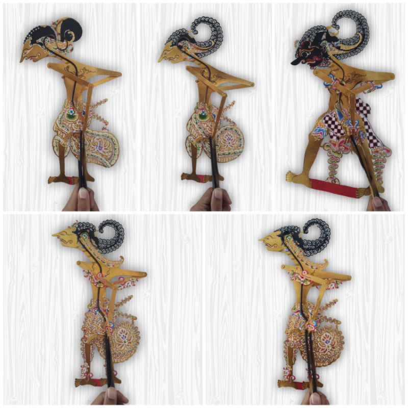 Jual Wayang Kulit (Pandawa Lima) Puntadewa/ Yudhistira, Arjuna/ Janaka ...