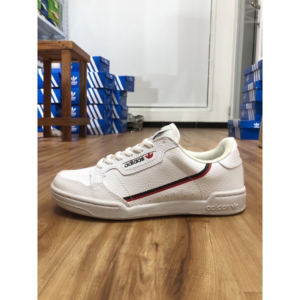 Jual Sepatu Adidas Continental 80 J Leather White Ornament Premium