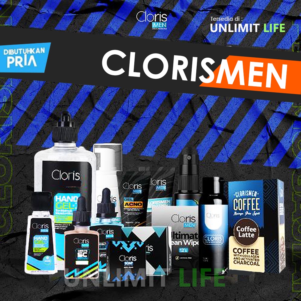 Jual CLORIS MEN SOAP Clorismen Original Brightening Acne Serum Cream ...