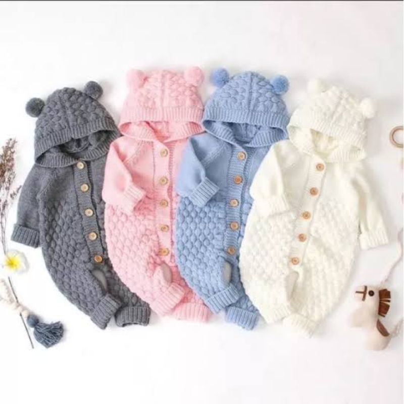 Jual Ceisya Baby - Jumpswet Rajut Bayi/Jaket Kodok Bayi/Jumper Rajut ...