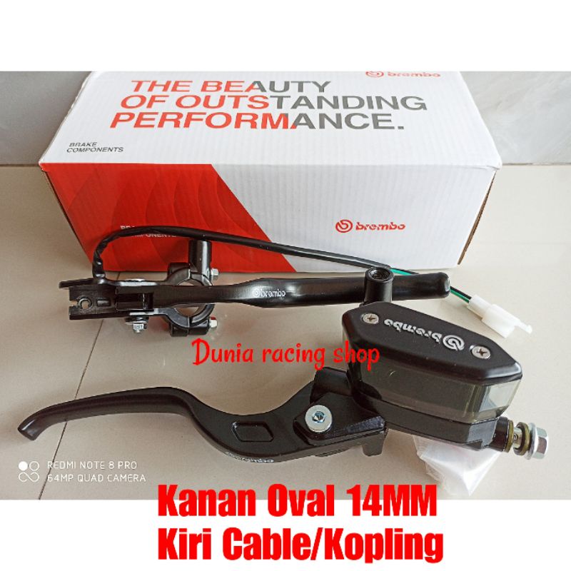 Jual Master Rem Kanan Oval E MM Sama Handle Kiri Cable Kiri Kopling Shopee Indonesia