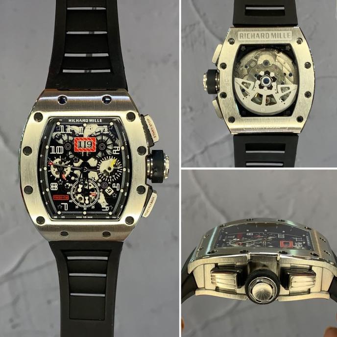 JAM TANGAN PRIA AUTOMATIC SUPER JAPAN R I C H A R D M RM 01 11 SILVER Star Seller Termurah Trend