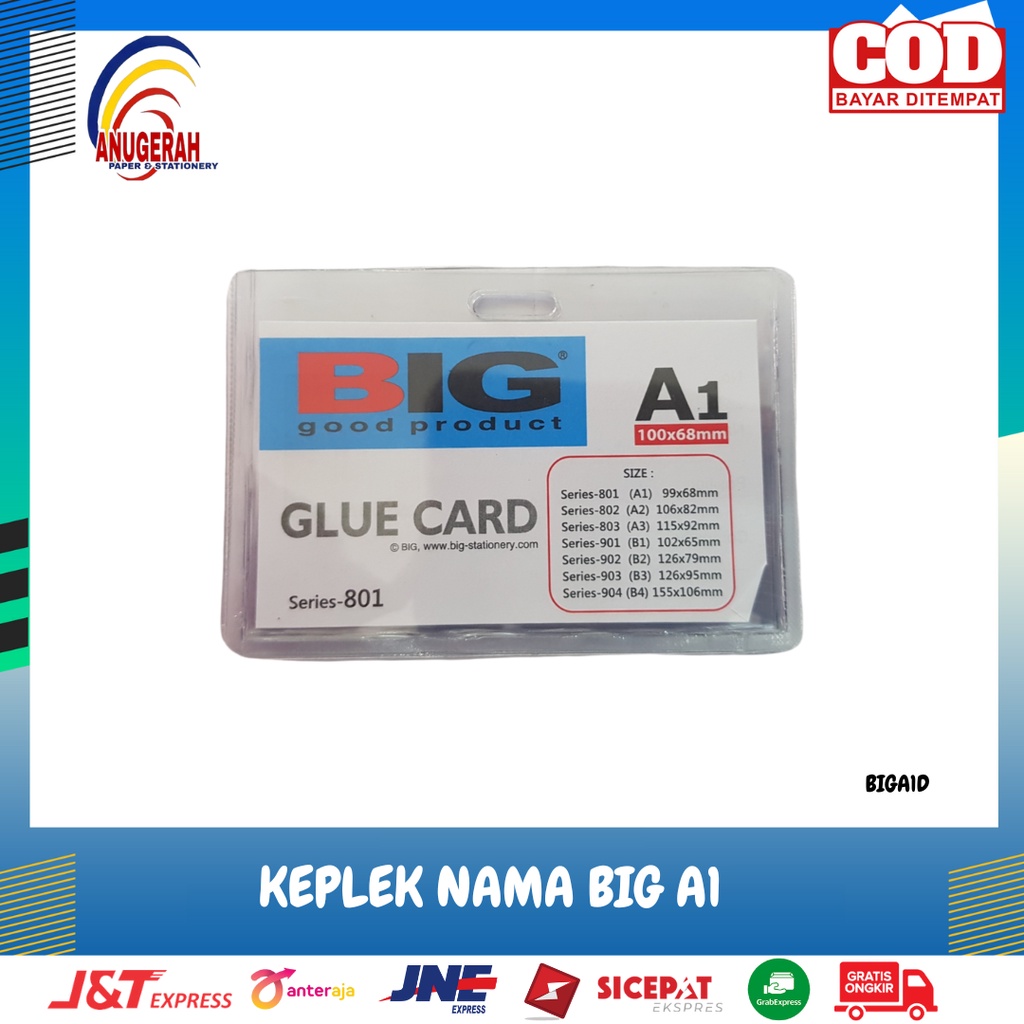 Jual KEPLEK NAMA BIG A1/ID CARD (PCS) | Shopee Indonesia