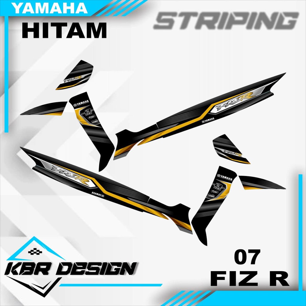 Jual fiz r (cod) stiker motor striping fiz r motor yamaha motor sticker ...