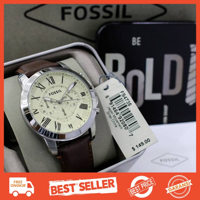 Jual Fossil FS4735 Chronograph Jam Tangan Pria Termurah Shopee