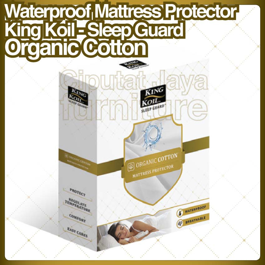 Jual Mattress Protector King Koil SLEEP GUARD Waterproof ORGANIC COTTON