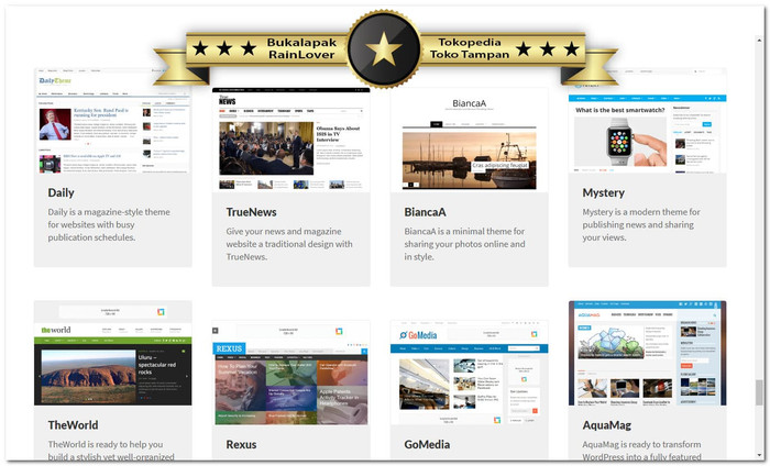 Jual Template Wordpress Junkie Theme ORIGINAL | Shopee Indonesia