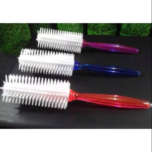 Jual Sisir roll rambut sisir rambul model bulat sisir roll sisir blow ...