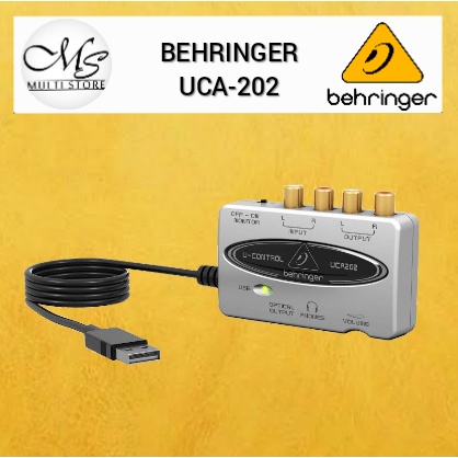 Behringer UCA222 - UCA 222 Soundcard USB Audio Interface - UCA202 - UCA 202 - ORIGINAL | Shopee Indonesia