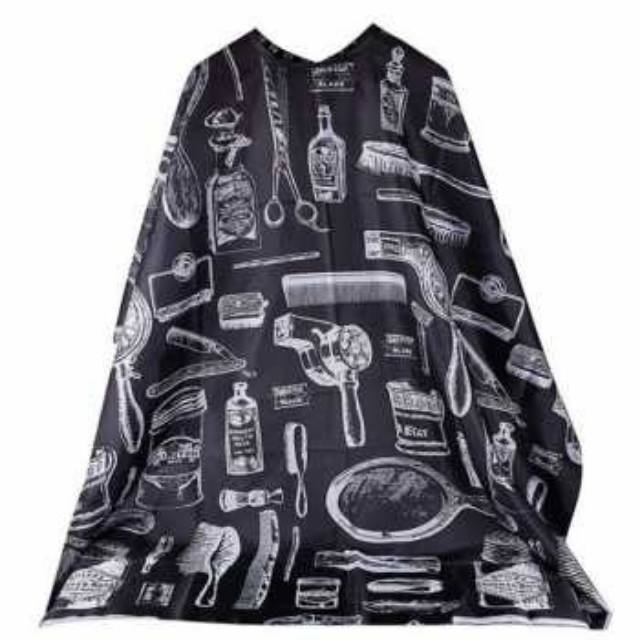 Jual [ COD ] Jubah Apron Pangkas Rambut Salon Barbershop Celemek Sleber