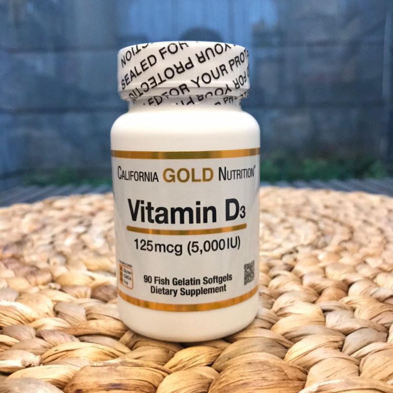 Jual California Gold Nutrition Vitamin D3 5000 IU ( 90 capsule) & ( 360 ...