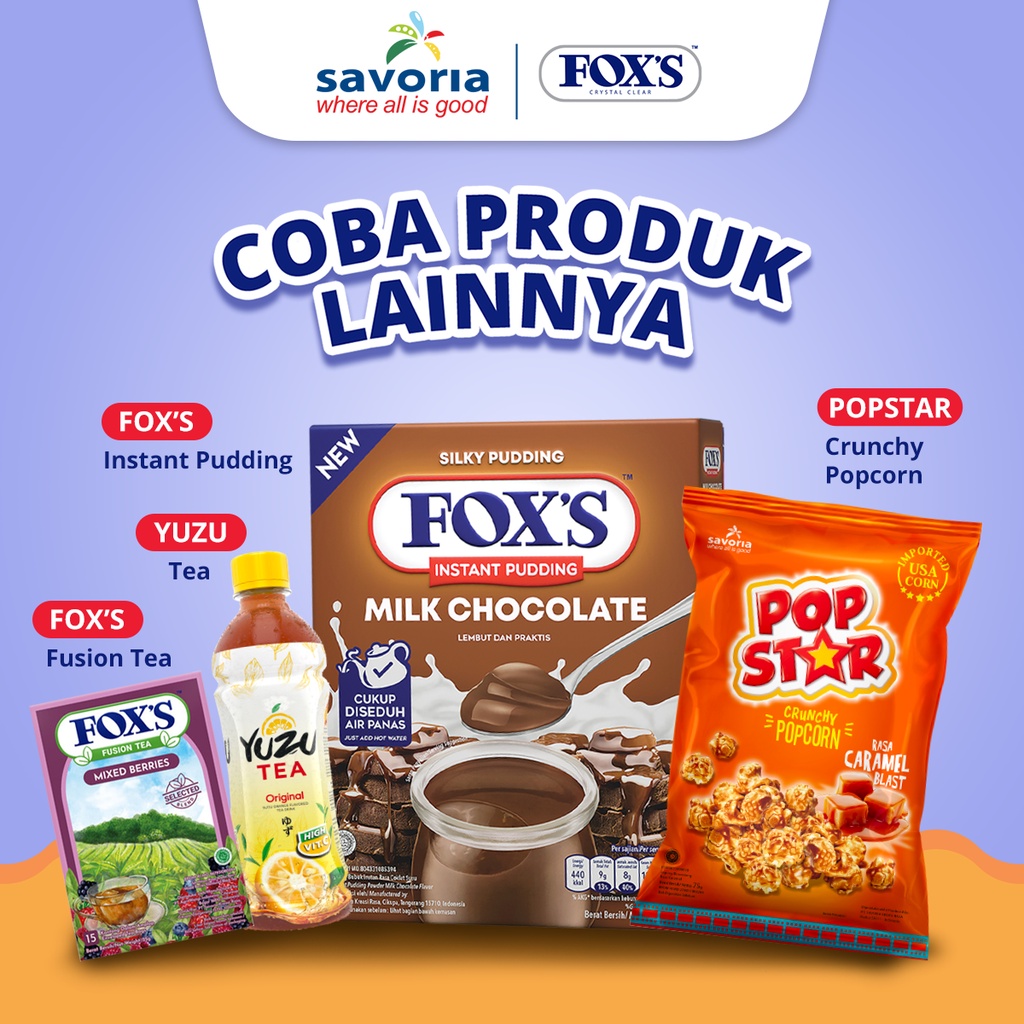Jual FOX'S Ice Mints Blackcurrant Sachet - Permen Bebas Gula 25g ...