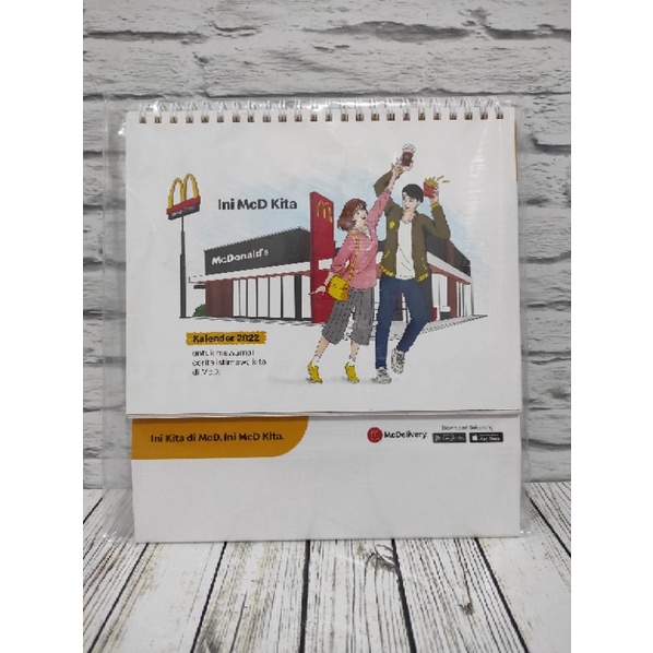 Jual Kalender Agenda Mc Donalds 2022  Shopee Indonesia