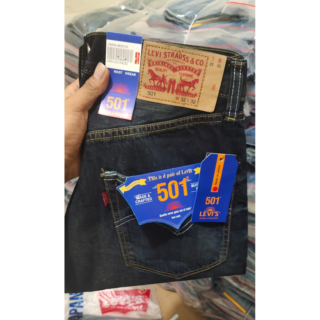 celana jeans lives 501 original pria