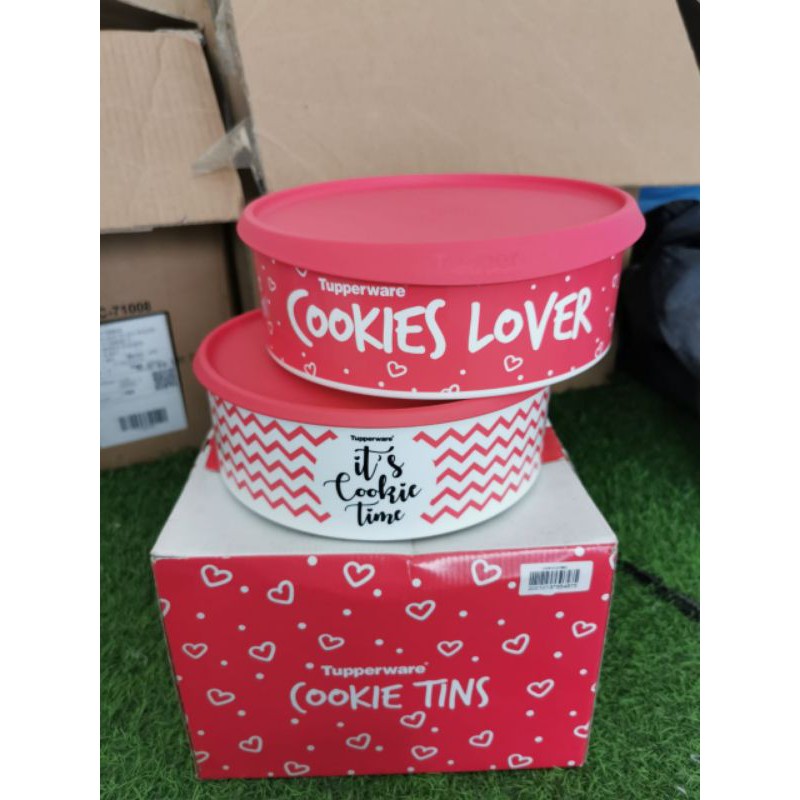 Jual cookies thin/toples besar tupperware(1pcs)warna random | Shopee ...