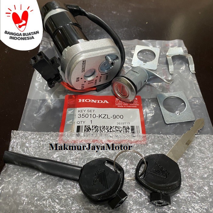 Jual Kunci Kontak Key Set Keyset Jok Assy Honda Beat FI KZL K25 ...