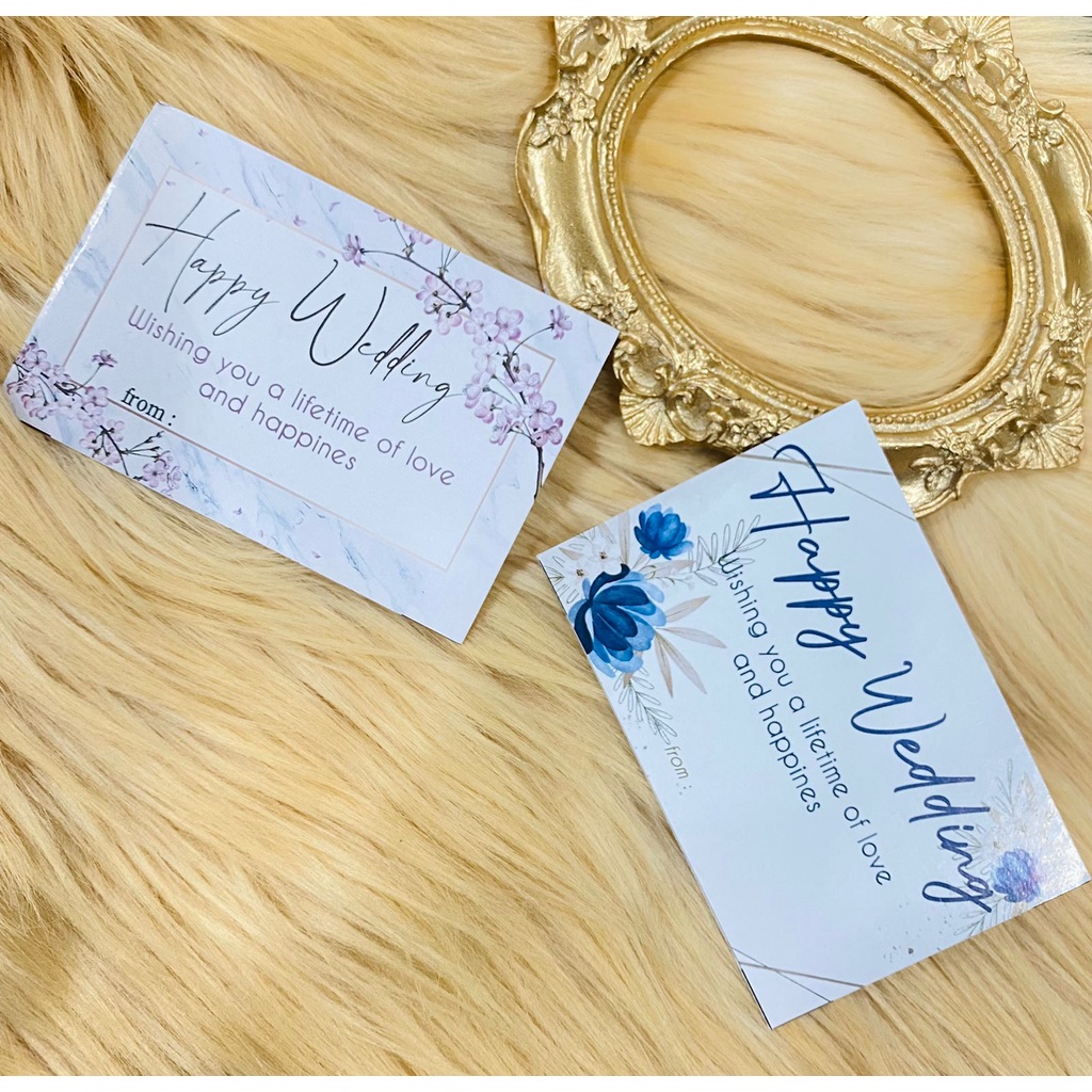 Jual Kartu ucapan Happy Wedding | Shopee Indonesia