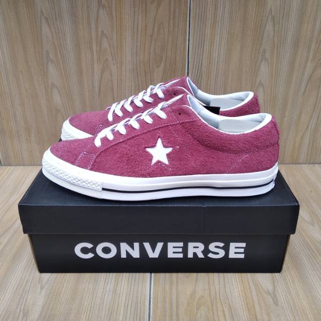 Converse one best sale star deep bordeaux