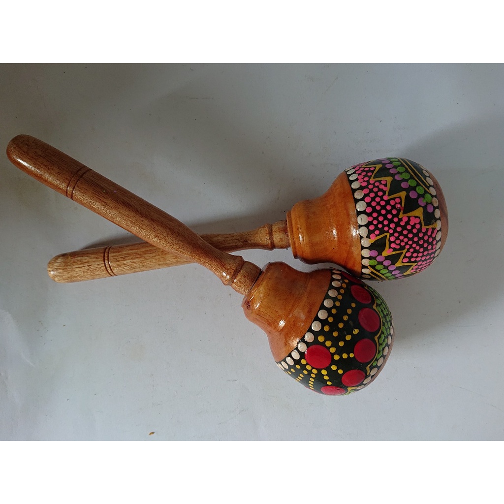 Jual Aemmart Mainan Anak Maracas Maracas Labu Painting Alat Musik ...
