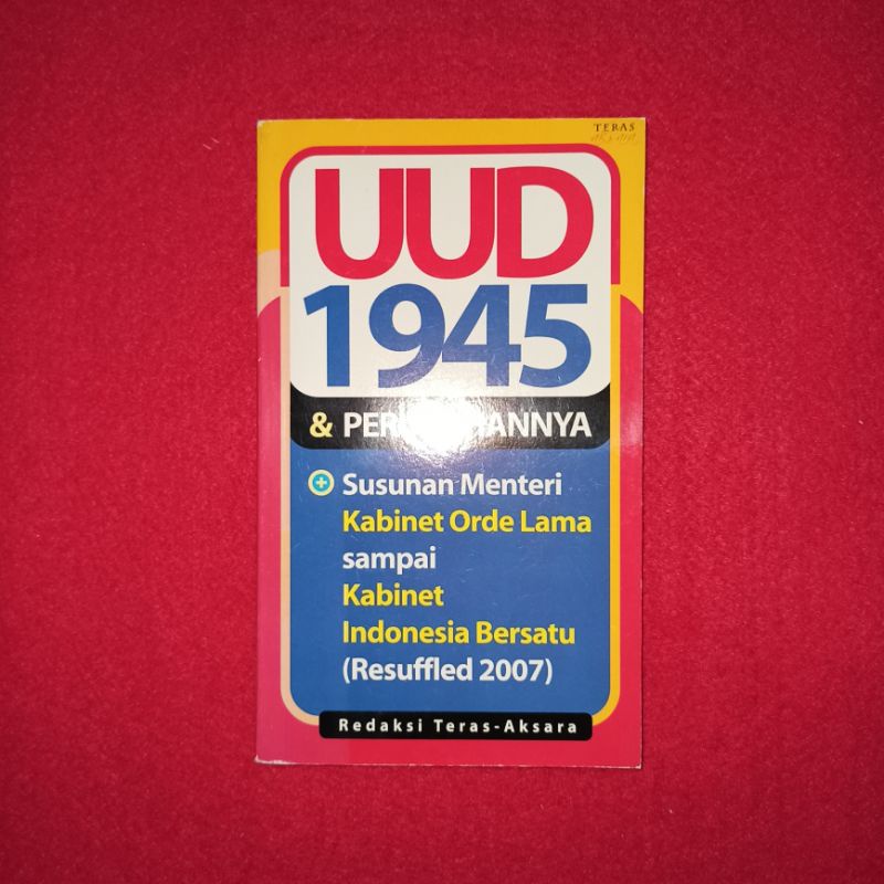 Jual Buku Uud 1945 Dan Perubahannya | Shopee Indonesia