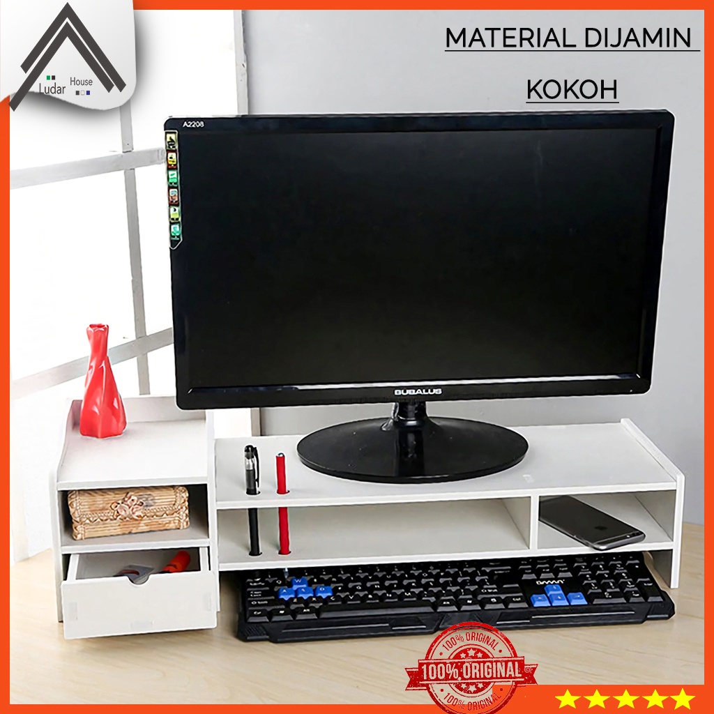 Jual Rak Meja Monitor Rak Laptop komputer Rak Printer | Shopee Indonesia