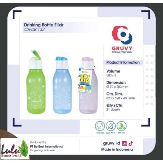 Jual Botol Minum Sport Drinking Bottle Elixir Pitcher Tempat Air Anti ...