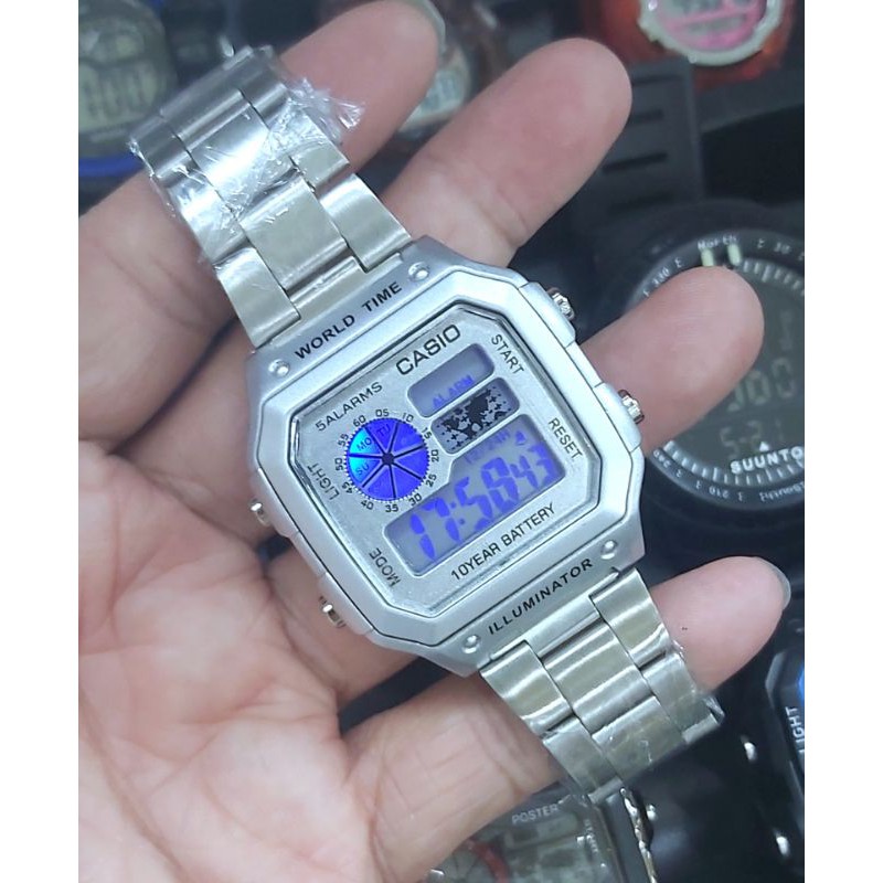 Cara setting discount jam casio illuminator