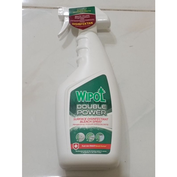 Jual Wipol Double Power Surface Disinfectant Bleach Spray 500ml