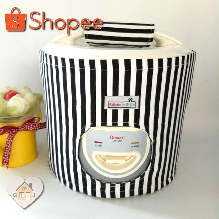 Jual Cover Penutup Rice Cooker 3 Liter Velcro Bahan Kain Kanvas Linen ...