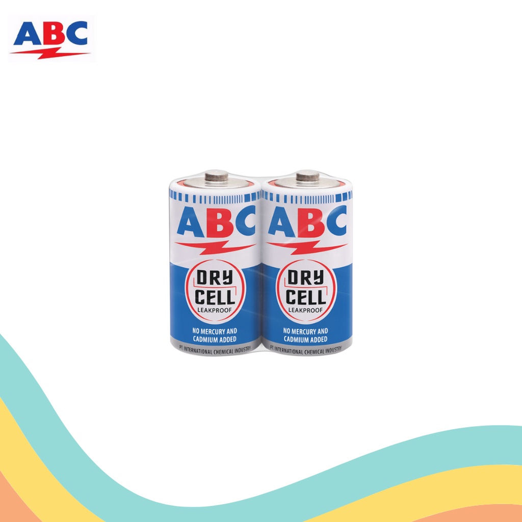 Jual BATERAI ABC TANGGUNG R14 (1 SET) | Shopee Indonesia