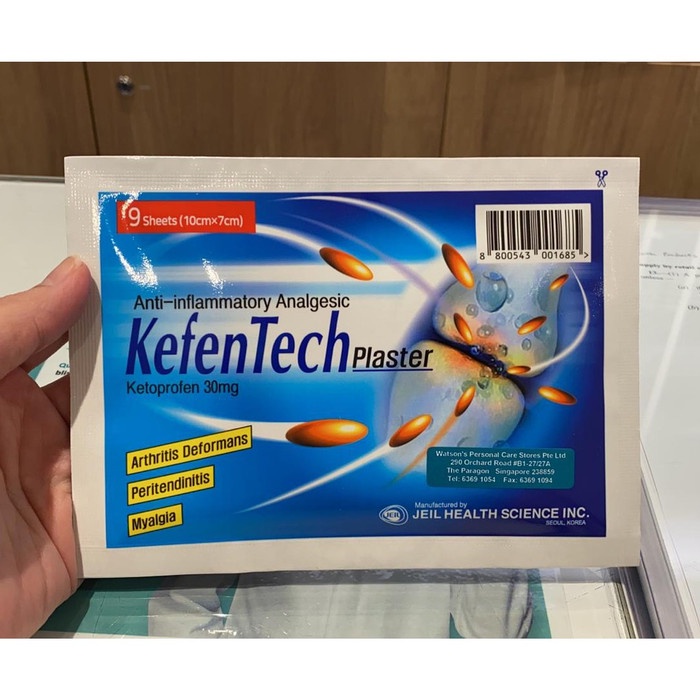 Jual KefenTech Plaster ketoprofen30mg - 9pcs (Singapore) | Shopee Indonesia