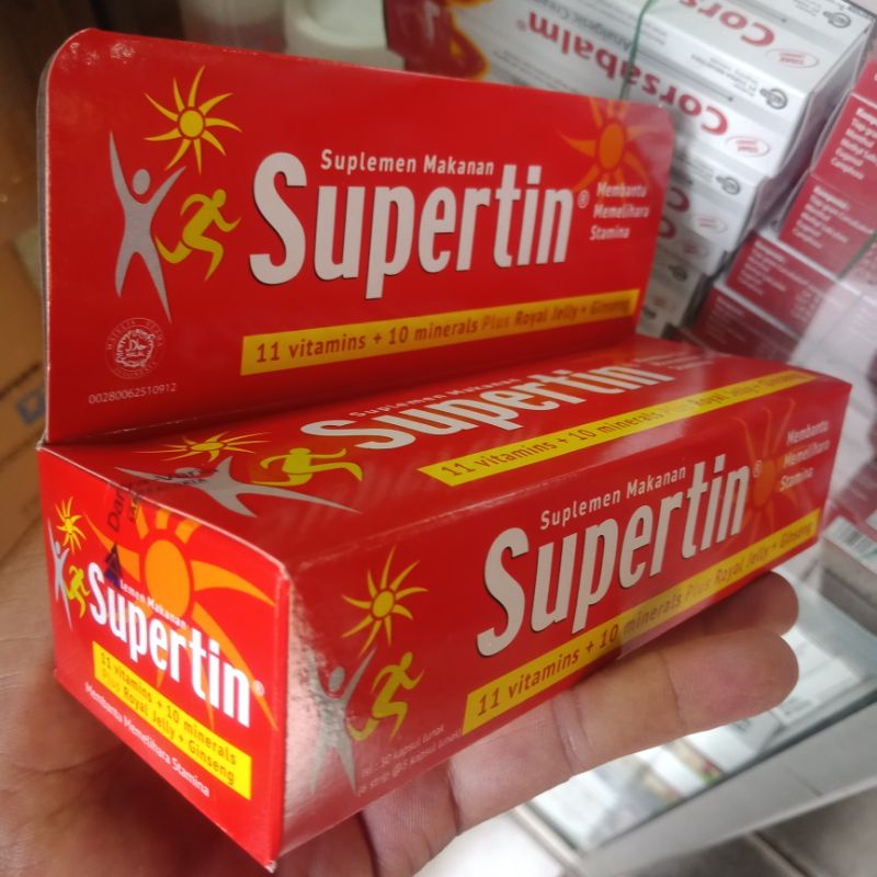 Jual SUPERTIN Multivitamin Mineral Royal Jelly Ginseng 30softkapsul