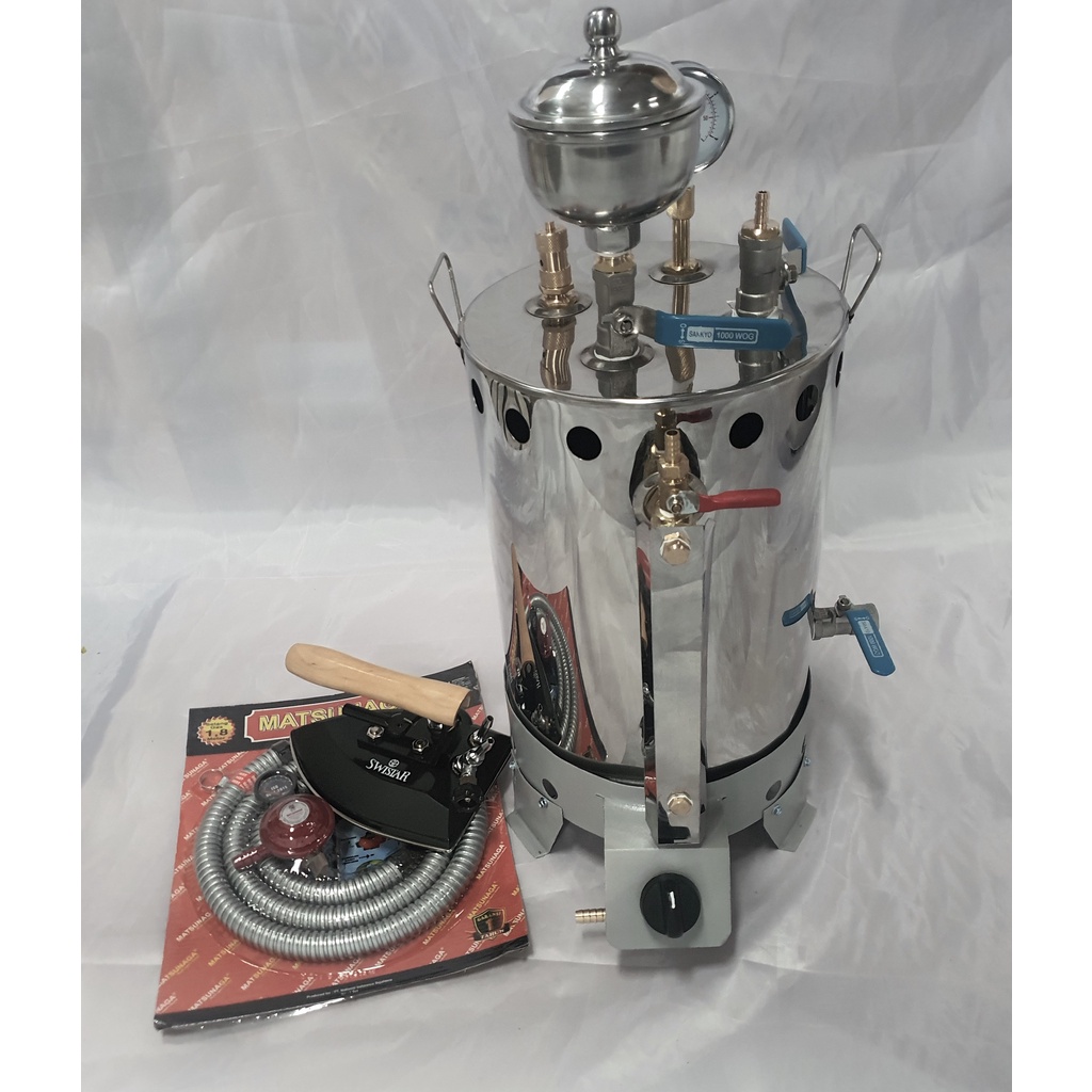 Jual Setrika Uap Gas Laundry 5 liter 1 Setrika | Shopee Indonesia