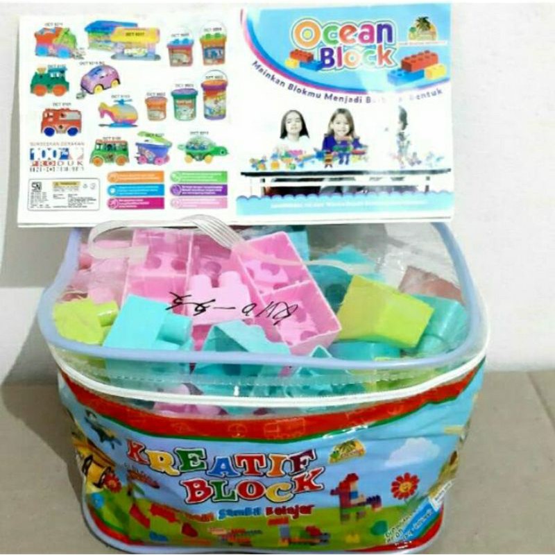 Jual Mainan Lego Roda Block isi 52 pcs - Lego Block isi 52pcs ( Plus ...