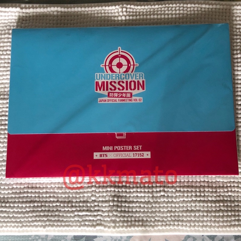 Jual BTS - UNDERCOVER MISSION MINI POSTER (OFFICIAL RARE LIMITED