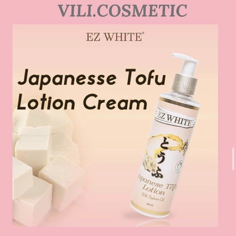 Jual EZ White Japanese Tofu with Soybean Oil Lotion Shopee Indonesia