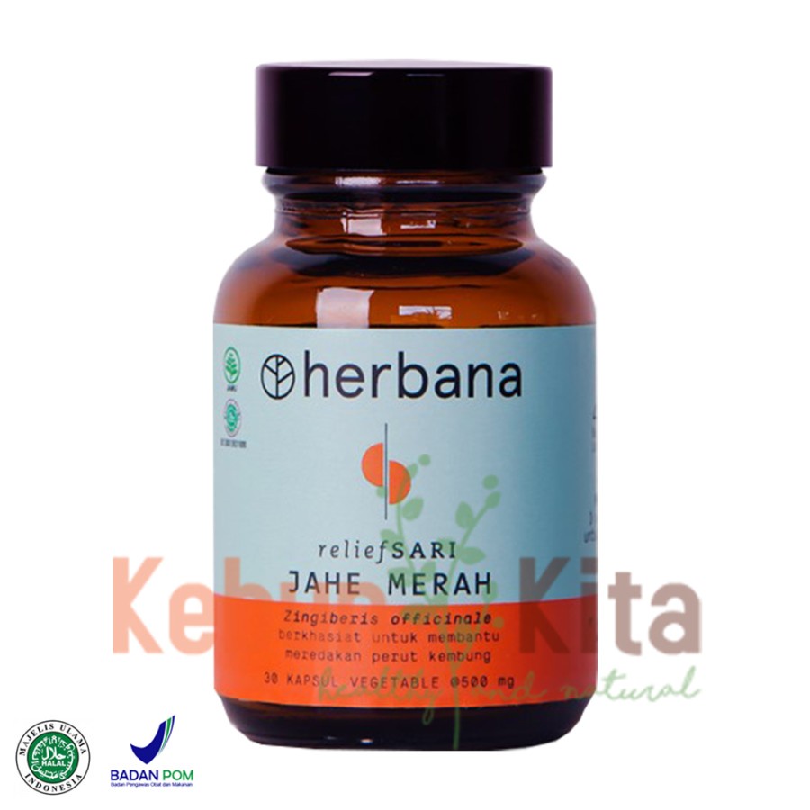 Jual Herbana Relief Sari Jahe Merah 30 Kapsul Shopee Indonesia