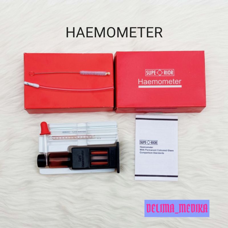 Jual HAEMOMETER / Alat Cek Tes HB Sahli / HB Sahli (Superior/Renz ...
