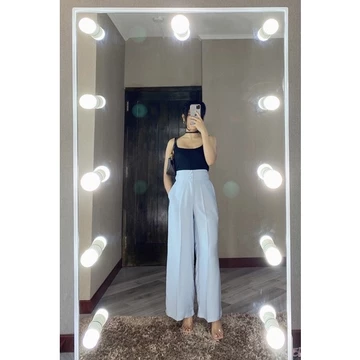 Marion Pants Cklj66Celana Panjang Kulot Bahan Dolce Office Outfit