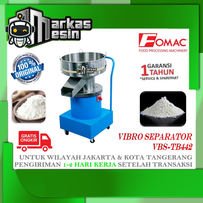 Jual Mesin Pengayak Tepung Vibro Separator Fomac Vbs Tb Shopee Indonesia