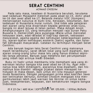 Jual Serat centini 1 (Achmad Chodjim) | Shopee Indonesia