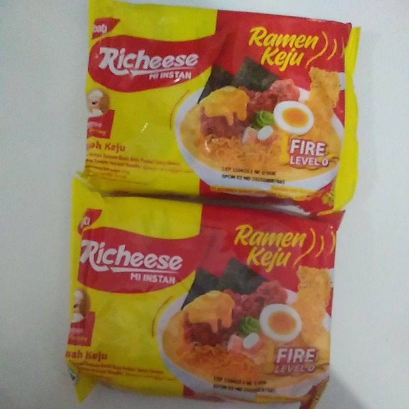 Jual Richeese Ramen keju level 0 Ready / richeese mie instan kuah ramen ...