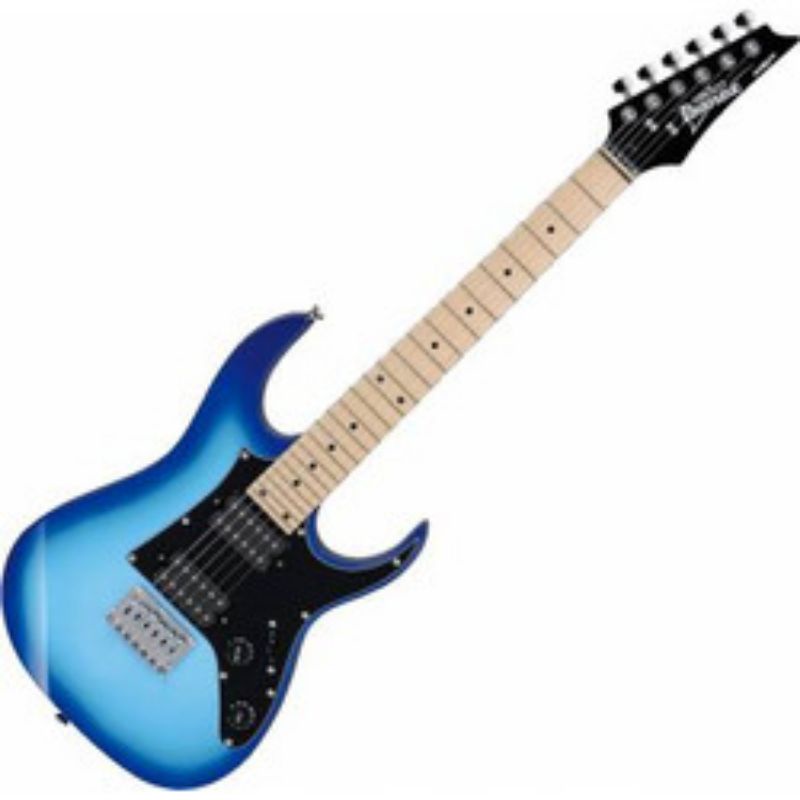 Jual Ibanez GRGM21MBLK Mikro Electric Guitar Blue Burst Shopee Indonesia