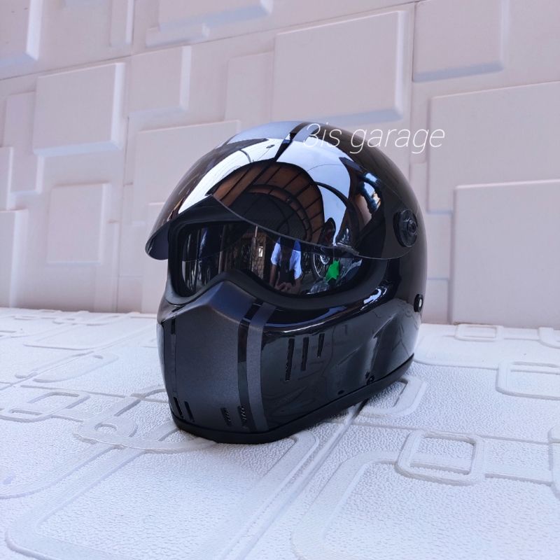 Retro Simpson Bandit Helmet HELM CUSTOM CLASSIC BANDIT SIMPSON M30