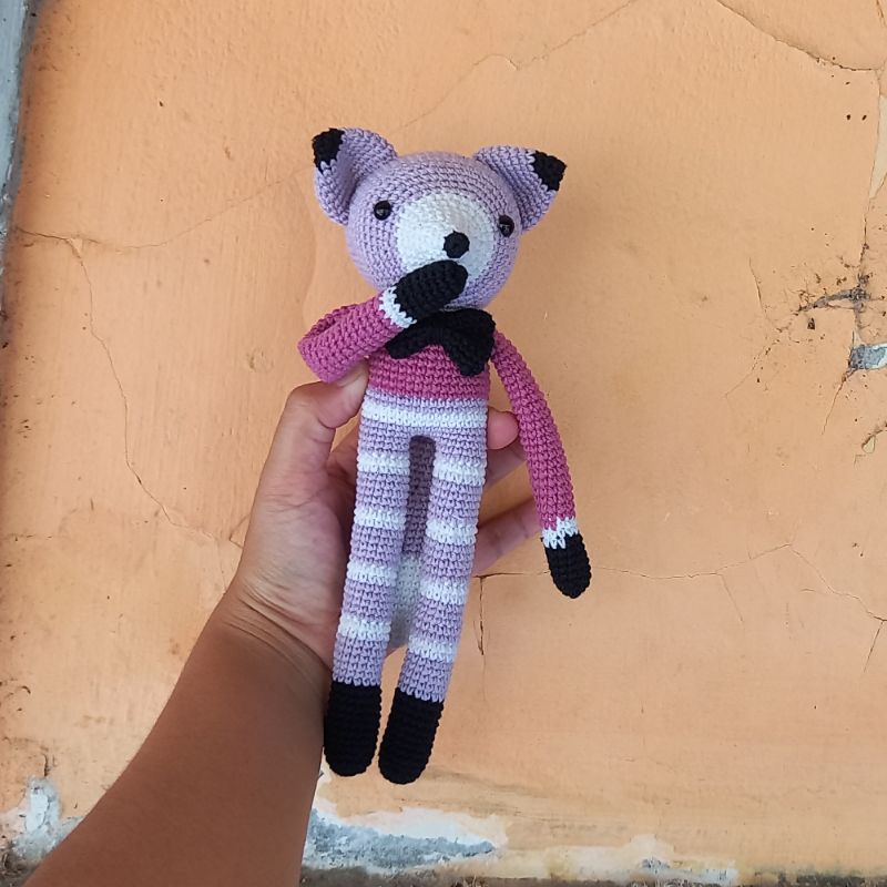 Jual Amigurumi boneka rajut rubah lucu/amigurumi rubah lucu/crochet ...