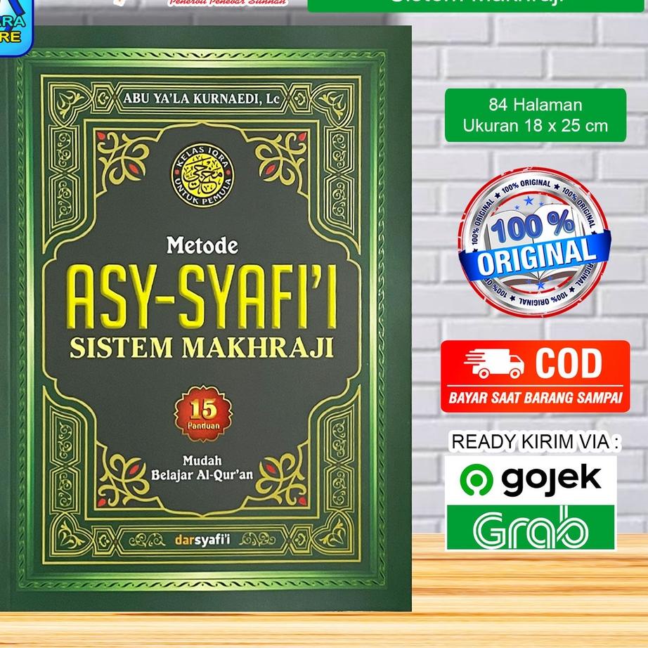 Jual Metode Asy Syafii Sistem Makhraji Kelas Iqra Untuk Pemula