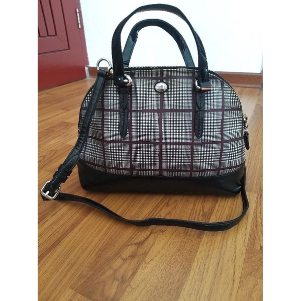 Jual Bag Coach alma bahan full kulit asli preloved - Kota Tanjung