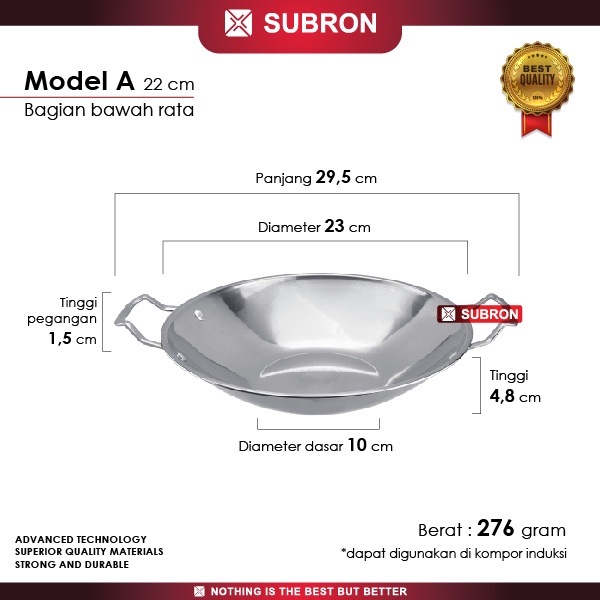 Jual Subron Wajan Mini Piring Saji Prasmanan Katel Bar Stainless Steel