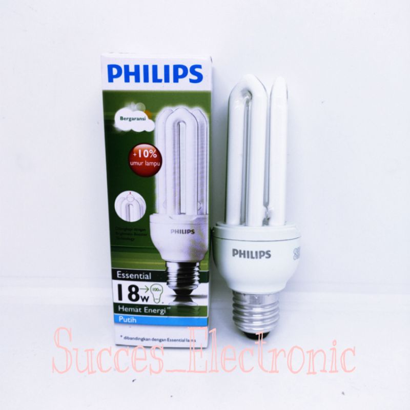 Jual Lampu Philips Essential 18watt 18w Putih | Shopee Indonesia