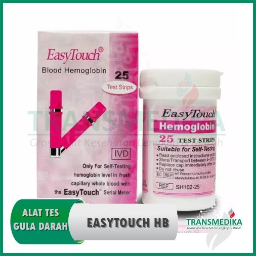 Jual Easytouch Strip Hemoglobin Test Hb Refill Isi 25 Easy Touch